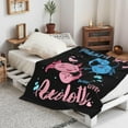 thumbnail image 4 of Cute Axolotl Blanket Just A Girl Who Loves Axolotl Flannel Throw Blankets Bed Bedding Room Decor Gifts for Kids Boys Girls Toddler Adult 60"x50", 4 of 6
