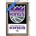 thumbnail image 3 of NBA Sacramento Kings - Logo 21 Wall Poster, 14.725" x 22.375", Framed, 3 of 3