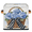 Multicolor 3, variant on CURLYOOT Highland Cow Farmhouse Maple Leaves 11 x 11 Inch Cube Storage Bin, Fabric Storage Cube Foldable Basket with Leather Handles, Organizer Basket for Closet Shelves