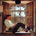thumbnail image 3 of Marmont Hill "Willie Gillis in College" by Norman Rockwell Painting Print on Canvas, 3 of 5