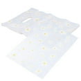 thumbnail image 1 of Miangastore 100pcs Flower Pattern Plastic Bags One-off Plastic Tote Bag Chic Gift Bags, 1 of 9