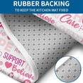 thumbnail image 4 of Pink Breast Cancer and Love Bathroom Rugs Sets 3 Piece,Toilet Cover Set,Absorbent Non Slip Bathroom Mats Sets with U-Shaped Contour Rug Toilet Rug Set, 4 of 5