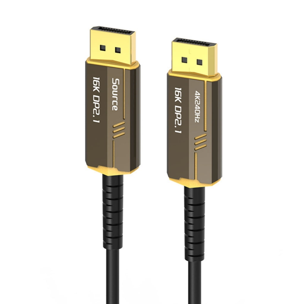 Jesscasday Fast Speed 16K 8K DisplayPort Fiber Opticals Cable for Monitors Gaming VR Device