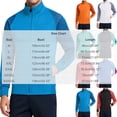 thumbnail image 2 of Guluxicc Mens Athletic Jackets with Pockets Color Block Mock Neck Full Zipper Long Sleeve Gym Workout Jackets for Running Everyday Fall Winter, 2 of 6
