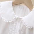 thumbnail image 4 of Girls Shirts Girls Fashion Girls Casual Shirt Summer Top With Collar School Style Blouse For Toddler Kids Daily Wear, 4 of 6