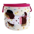 thumbnail image 2 of Cesta de almacenamiento de juguetes,Cesta de almacenamiento de juguetes para perros lindos,Cesta organizadora decorativa para estante pequeño,Contenedor de almacenamiento de juguetes para, 2 of 8