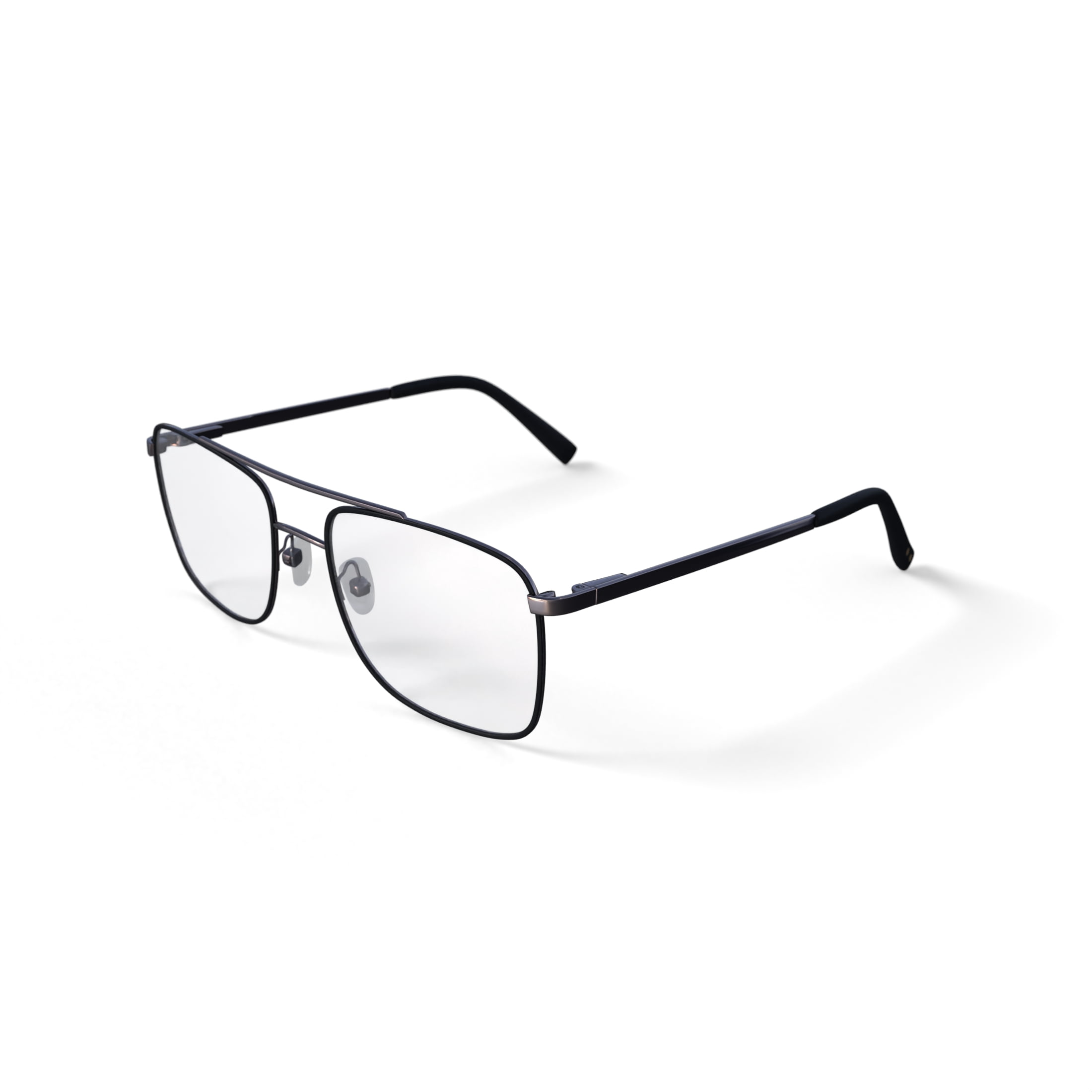 Reverb Men's RVMO5107 Prescription Eyeglasses with Case, Black Gold
