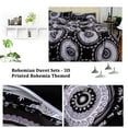 thumbnail image 6 of Bohemian Duvet Cover Sets with 2 Matching Pillow Shams Soft Microfiber 3-Piece Boho Mandala Quilt Set (Black, King), 6 of 6