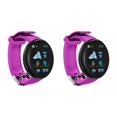thumbnail image 1 of Reloj Inteligente Tholdsy 1.3 Pulgadas IP65 Violeta 2piezas, 1 of 6