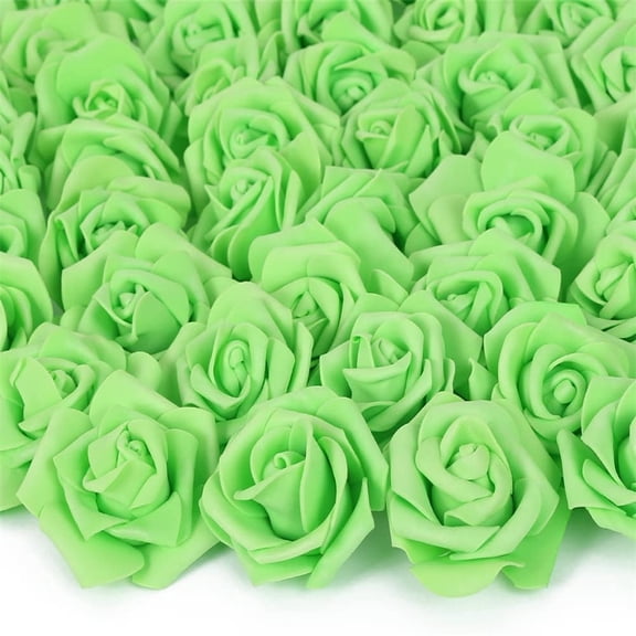 50 Pcs Artificial Rose Flower Heads Real Looking Foam Fake Roses for DIY Wedding Baby Shower Centerpieces Arrangements Party