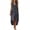 Womens dresses flowy dressy-Dark Gray, variant on Guieoi Summer Dresses for Women under $10 Plus Size V-Neck Solid-Color Casual Sleeveless Long Dress with Pockets Brown XL