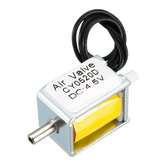 Uxcell Miniature Solenoid Valve 2 Way Normally Closed DC4.5V 0.5A Air Solenoid Valve , 2pcs