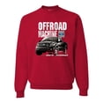 thumbnail image 2 of Wild Bobby, Ford Offroad Machine Classic Built Tough 4x4 Off Road, Cars and Trucks, Unisex Crewneck Graphic Sweatshirt, Red, Small, 2 of 4