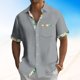 thumbnail image 2 of Hawaiian Shirt For Men, Men's Vintage Button Down Bowling Shirts Short Sleeve Summer Beach Shirt 2XL, 2 of 5