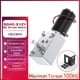 thumbnail image 2 of Micromotor de CC de Engranaje Helicoidal de 12 V, Reversible, de Metal, de Alta Potencia y Autoblocante., 2 of 6