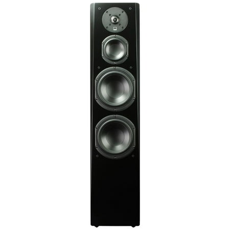 SVS - Prime Dual 6-1/2" Passive 3.5-Way Floor Speaker (Each) - Premium black ash