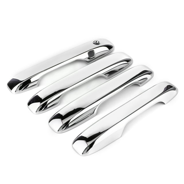 Chrome Door Handle Cap,Door Handle Cover Electroplate Side Door Handle Trim Door Handle Decorative Cover Solid Performance