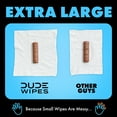 thumbnail image 4 of DUDE Wipes Flushable Wipes, XL Wet Wipes for At Home Use, Unscented, 48 Count, 6 Pack, 4 of 10