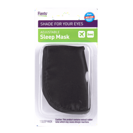 Flents Siesta Sleep Mask, Adjustable Fit, Assorted Colors (3 Pack)