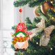 thumbnail image 5 of onlyliua Adornos Navideños de Madera Pintados para Árboles de Navidad Sin Rostro, 5 of 6