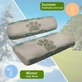 thumbnail image 5 of Uorisanigo Golf Cart Seat Covers Club Car Durable Ethnic Tribal Dog Paw Printed Golf Cart Seat Cushion Pad Anti-Scratch Golf Cart Seat Protector Universal Fit All EZGO, Yamaha, Icon, 5 of 7
