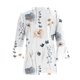 thumbnail image 5 of ICHUANYI Clearance Fashion Women Summer 3/4 Sleeve Cardigan Solid Color Casual Blouse Tops(Beige, L) ICHUANYI WER2023080705336, 5 of 5
