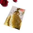 thumbnail image 2 of Tarjetas de invitación de boda con purpurina, corona, fiesta de cumpleaños para niñas, dulce 15 Quinceañera, invitación de despedida de soltera, 1 unidad, 2 of 4