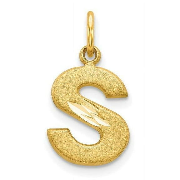 FJC Finejewelers 10k Initial S Charm