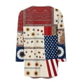 thumbnail image 5 of Women's 250th Anniversary USA Shirt Patriot We The People T-Shirt 250 Years of America, 5 of 5
