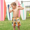 thumbnail image 4 of FORMRS Boys Swim Trunks Quick Dry Mesh Liner Boardshorts Sizes XS-XL, Cartoon Plants, 4 of 7