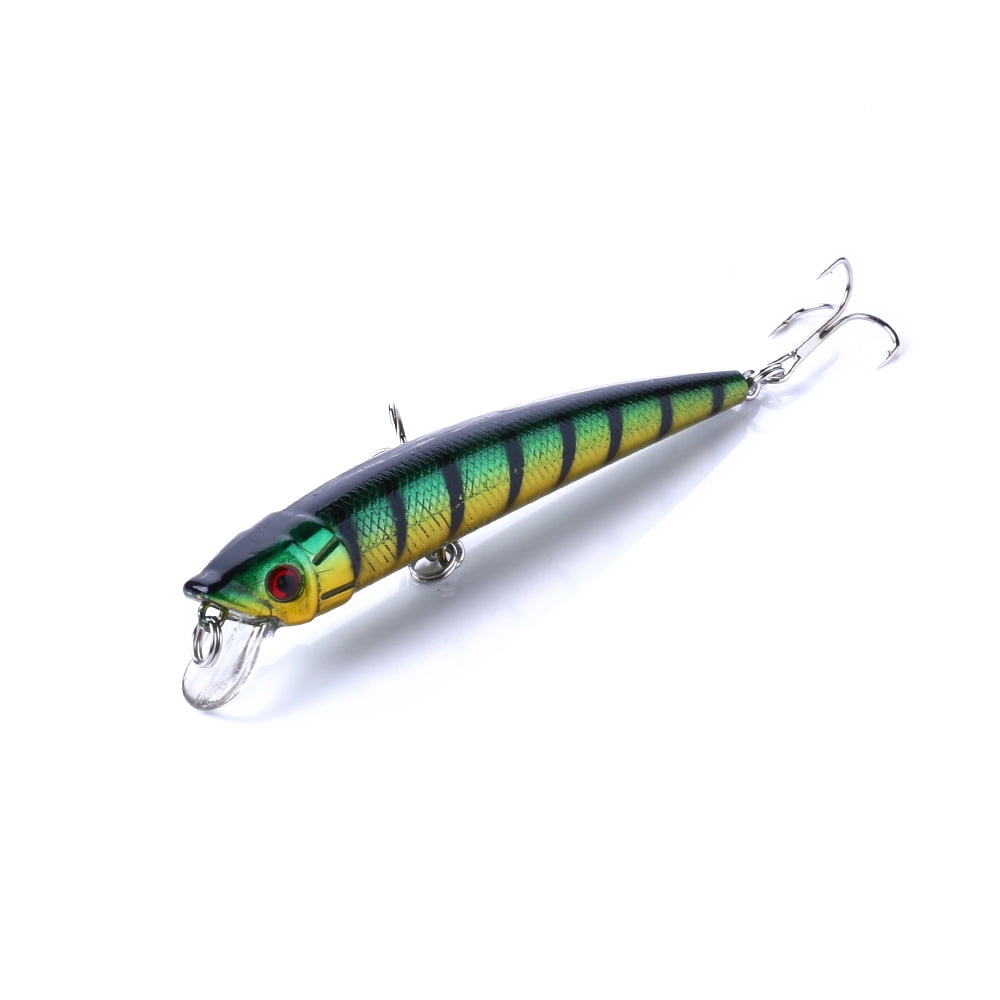 HENGJIA Minnow Bass Fishing Lures - Jerkbait Lure Set Hard Baits Crankbait for Catfish Trout Walleye Fishing Bait 8Pcs/kit