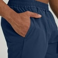 thumbnail image 5 of Mlzmgr Mens Shorts with Pockets Drawstring 5 Inch Inseam Elastic Waist Beach Shorts for Men Solid Color, 5 of 6