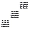 thumbnail image 2 of Baohd 12pieces Lightweight And Portable Pot Toes Solution For Easy Transportation Of Plant Pots Pot Feet Small black 3Set, 2 of 6