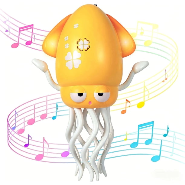Juguete para Bebé Pulpo Bailarín HLXY Eléctrico que Gatea con Luces