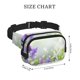 thumbnail image 4 of Disketp Purple Butterfly On Wild Riñonera de Doble Capa, Bolsa de Cintura Ajustable para Viajes, Correr y Senderismo, Riñonera Ligera para Hombre y Mujer, 4 of 9