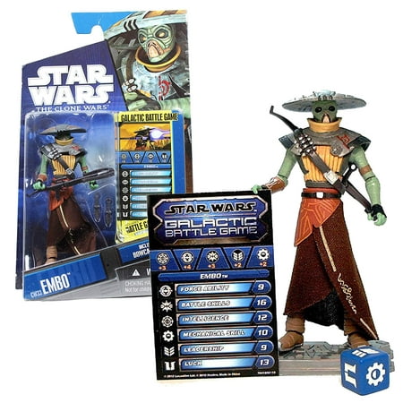 Star Wars,The Clone Wars 2010 Series Action Figure, Embo #CW33, 3.75 Inches
