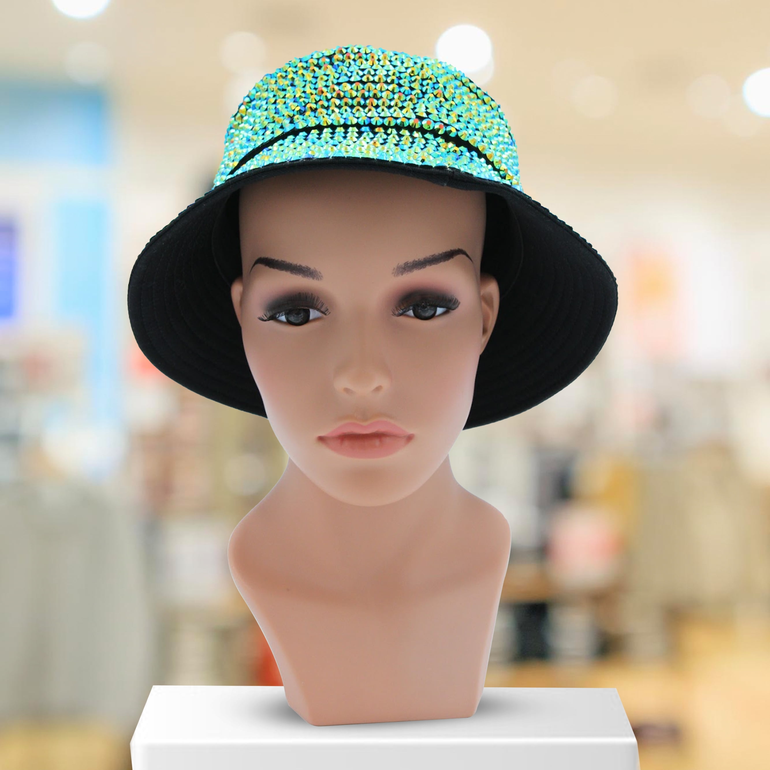 SSWBasics Female Plastic Mannequin Head - Height 13½"  Head Circumference 21"