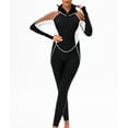 thumbnail image 2 of Aislor Muslim Swimwear for Women Burkini One Piece Swimsuit Modest Full Body Cover Sun Protection Bathing Suit Brown M, 2 of 4