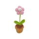 thumbnail image 4 of Ramo de Flores de Ganchillo Tejido a Mano Perfecl Flores Artificiales en Macetas para Adornos de Escritorio Rústicos Flor rosa, 4 of 8