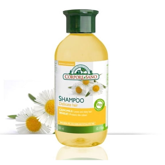 CORPORE SANO BLONDE /DELICATE HAIR SHAMPOO-CAMOMILE, BIRCH AND WHEAT-HYPOALLERGENIC-CERTIFIED ORGANIC-NO PARABENS-300 ml/10.1 fl oz
