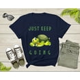 thumbnail image 2 of Just Keep Going Cute Turtle Tortoise Motivational Inspire T-Shirt Tortoise Quote Lover Gift T Shirt for Men Women Kids Boys Girls Tshirt, 2 of 7