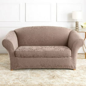 Sure Fit Essential Twill Sofa Slipcover With Scotchgard Protection