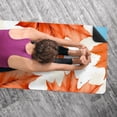 thumbnail image 5 of Maple Leaves Gym Towel with Storage Bag, 72.8"x26.8", Yoga, Pilates, Fitness, Hot Yoga, and Yoga Blankets, 5 of 6