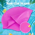 thumbnail image 3 of Gorros de natación para niños, paquete de 2 gorros de natación de silicona duraderos para niños y adolescentes, diseño ergonómico en 3D para niños y adolescentes (de 3 a 12 años), ajuste cómodo para, 3 of 5