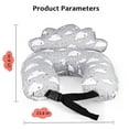 thumbnail image 2 of Rupoun Nursinfg Pillow with Waist Strap for Breastfeeding, Grey, 2 of 6