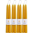 thumbnail image 1 of Aglary 8PCS Beeswax Taper Candles, 9" Handmade Natural Candles, Dripless and Smokeless，9 Hour Burn Time, 1 of 7