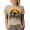 Tan, variant on Sunshine on My Mind feat. a Surfer, Palm Trees & Ocean, Baby Blue T-Shirt, Large