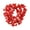 Red, variant on Sunjoy Tech Artificial Flower Vine DIY Hanging Wall Plant Simulation Hydrangea Flower Vine Wedding Decor for Party Home