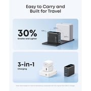 Anker Charger, 100W Max Ultra-Compact 3-Port GaN USB C Charger Block