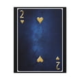 thumbnail image 3 of Two Of Hearts Space Background Playing Card Canvas Wall Art for Home Decor Ready-to-Hang, 3 of 18